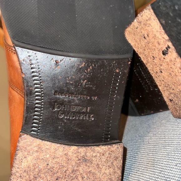 Johnston & Murphy brown leather dress shoes (great condition) - size 10.5 men’s - Picture 3 of 5